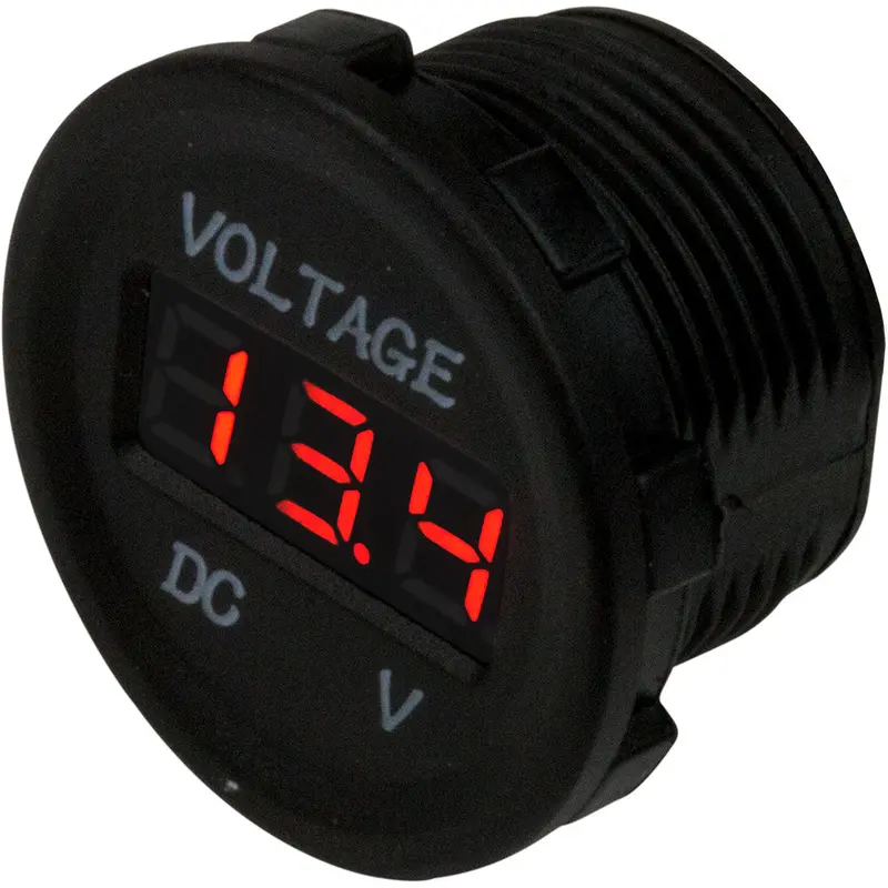 Sea-Dog Round Voltage Meter - 6V-30V [421615-1] 1