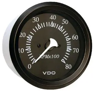 Seachoice 8000Rpm Tach Outboard Black [15251] 1