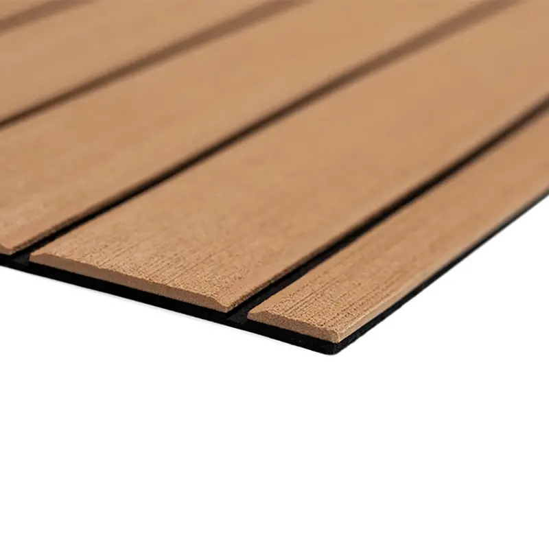 Seadek 40" X 80" 6Mm Teak Full Sheet - Brushed Texture - Mocha/Black (1016Mm X 2032Mm X 6Mm) [32279-80093] 1