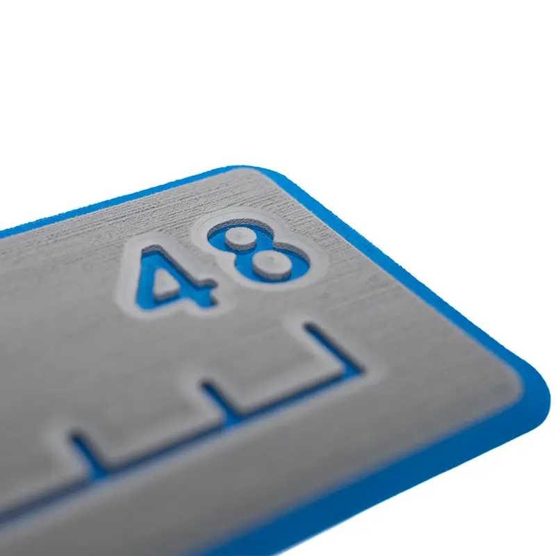 Seadek 48 Routed Ruler - 6Mm - Brushed Texture - Storm Grey/Bimini Blue [53584-18363] 1