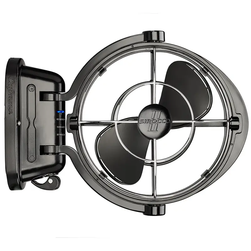 Seekr By Caframo Sirocco Ii 3-Speed 7" Gimbal Fan - Black - 12-24V [7010Cabbx] 1