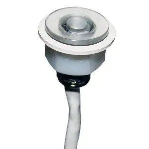 Shadow-Caster Round Accent Light Rgb Clear Polycarbonate Housing [Scm-Ral-Rgb-0.5] 1