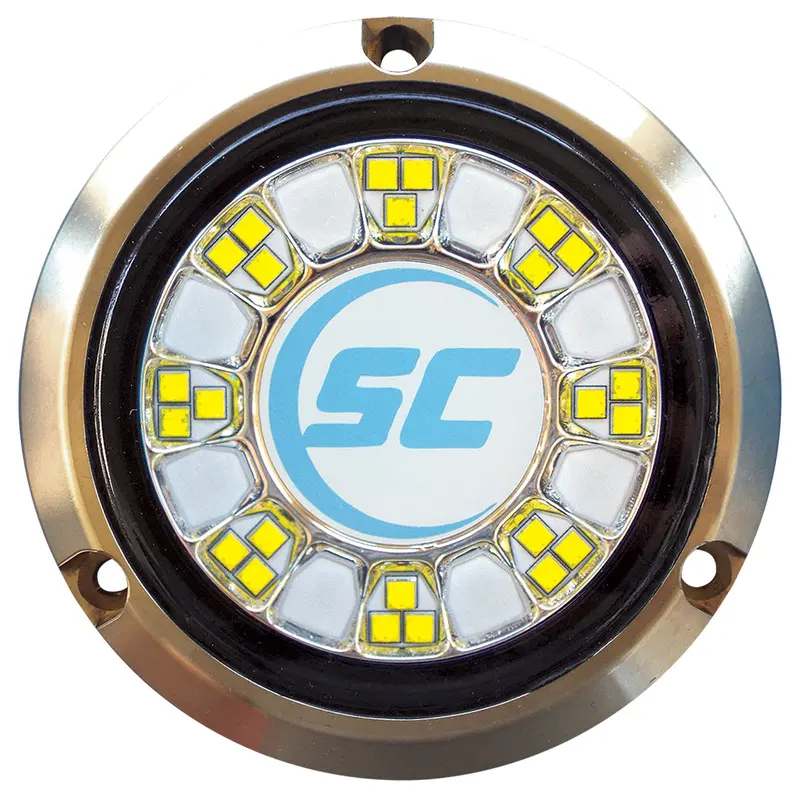 Shadow-Caster Scr-24 Bronze Underwater Light - 24 Leds - Bimini Blue/Great White [Scr-24-Bw-Bz-10] 1