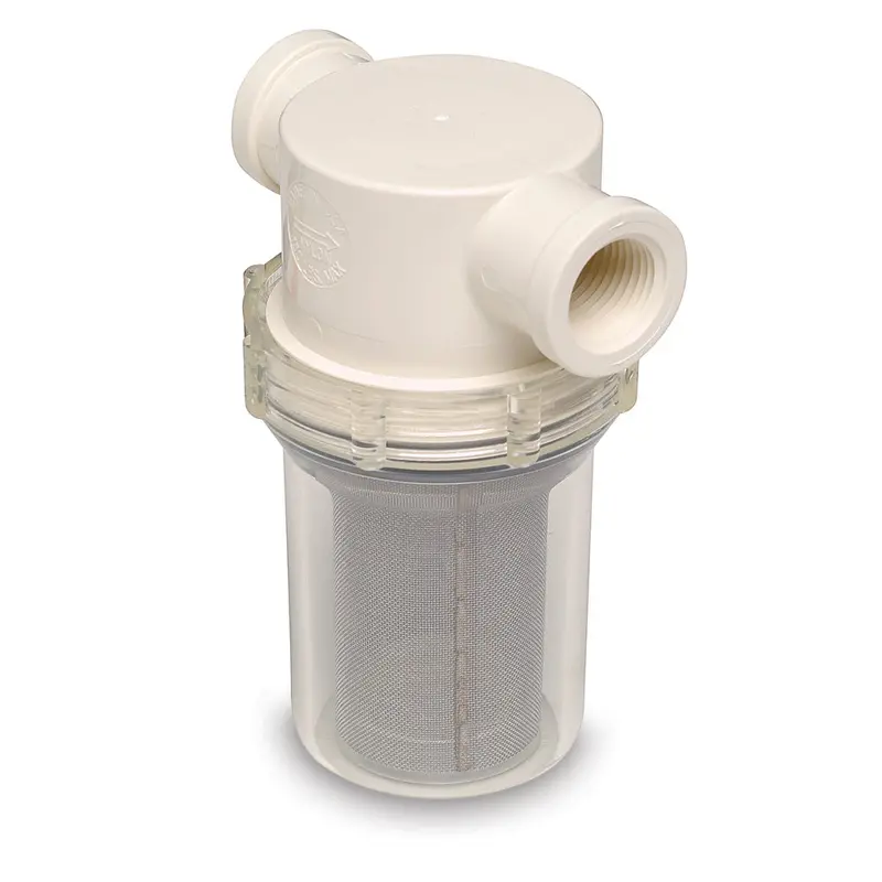 Shurflo By Pentair 1/2" Raw Water Strainer W/Bracket  Fittings - 50 Mesh Screen [253-121-01] 1