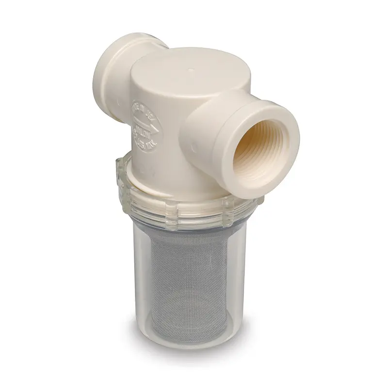 Shurflo By Pentair 1" Raw Water Strainer W/Bracket  Fittings - 50 Mesh [253-321-01] 1