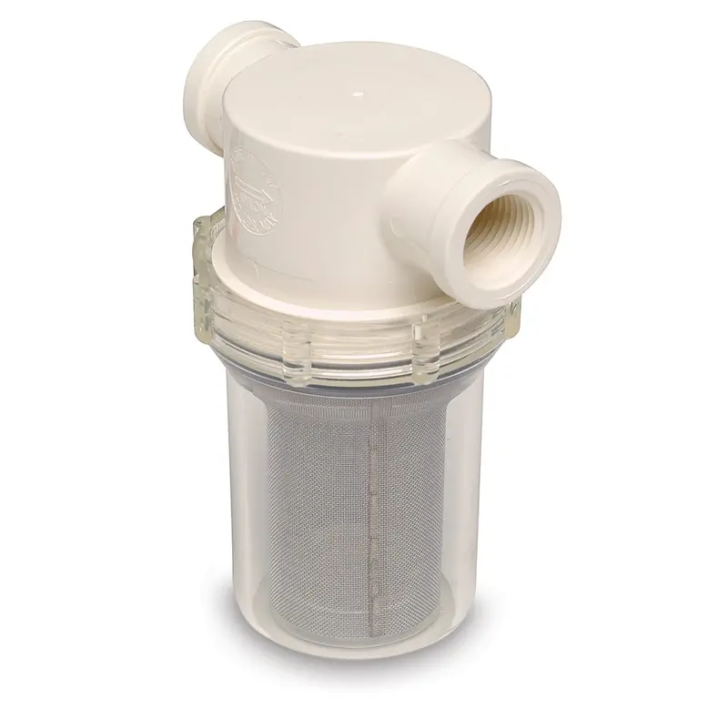 Shurflo By Pentair 3/4" Raw Water Strainer W/Bracket  Fittings - 50 Mesh Screen [253-221-01] 1