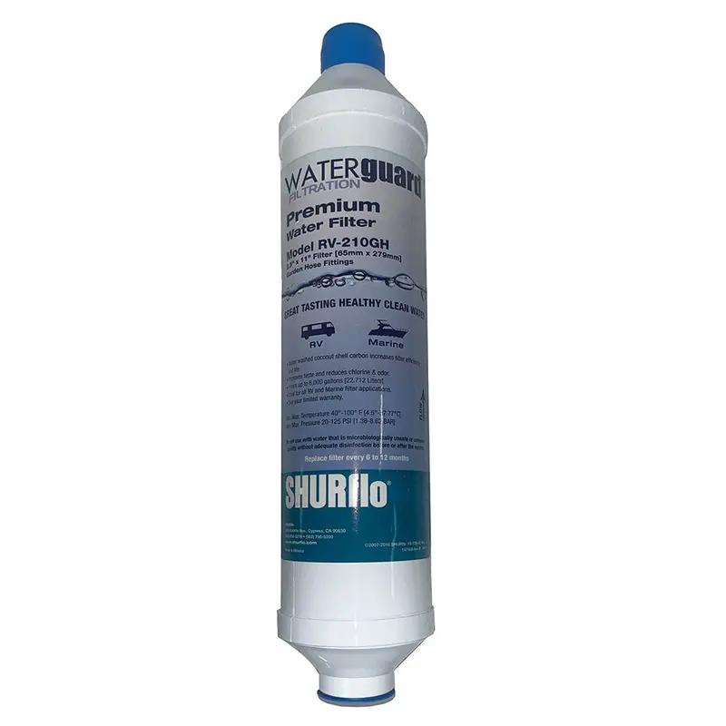 Shurflo By Pentair City Water Entry In-Line Filter W/Garden Hose Ends [Rv-210Gh-A] 1
