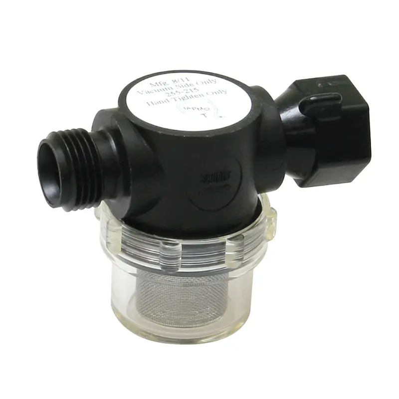 Shurflo By Pentair Swivel Nut Strainer - 1/2" Pipe Inlet - Clear Bowl [255-315] 1