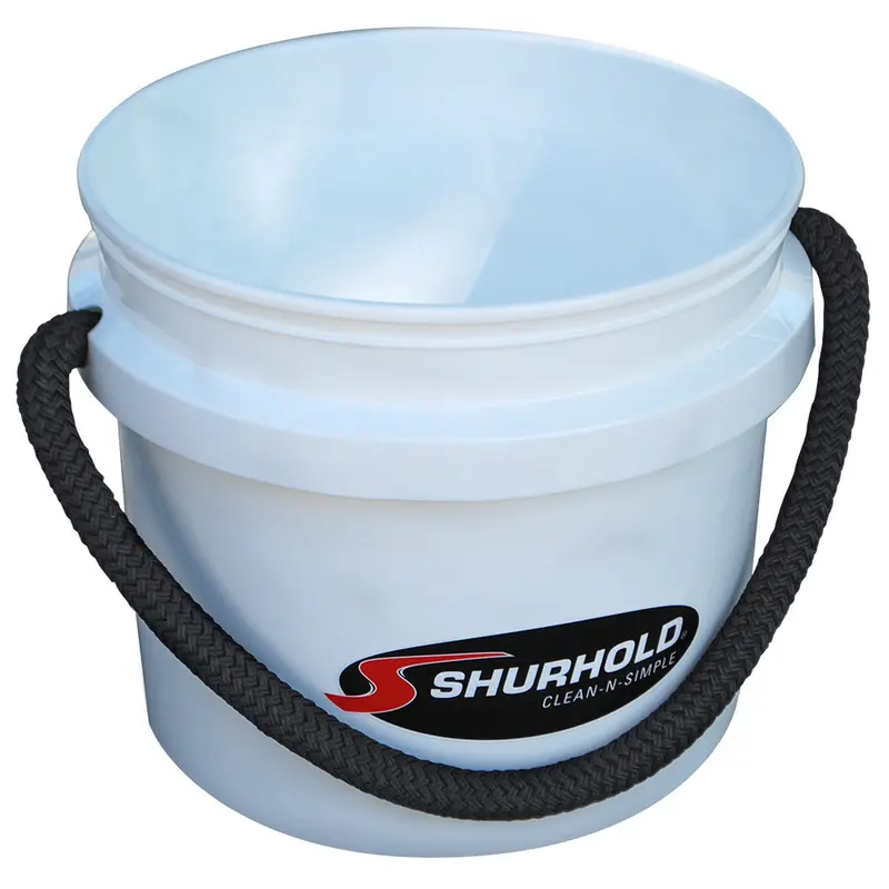Shurhold Worlds Best Rope Handle Bucket - 3.5 Gallon - White [2431] 1