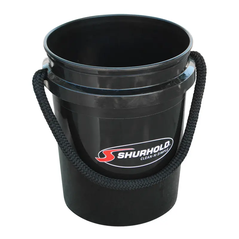 Shurhold Worlds Best Rope Handle Bucket - 5 Gallon - Black [2452] 1