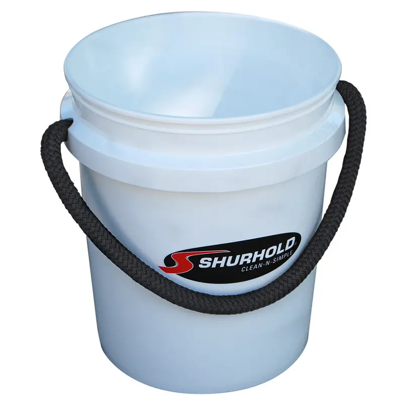 Shurhold Worlds Best Rope Handle Bucket - 5 Gallon - White [2451] 1