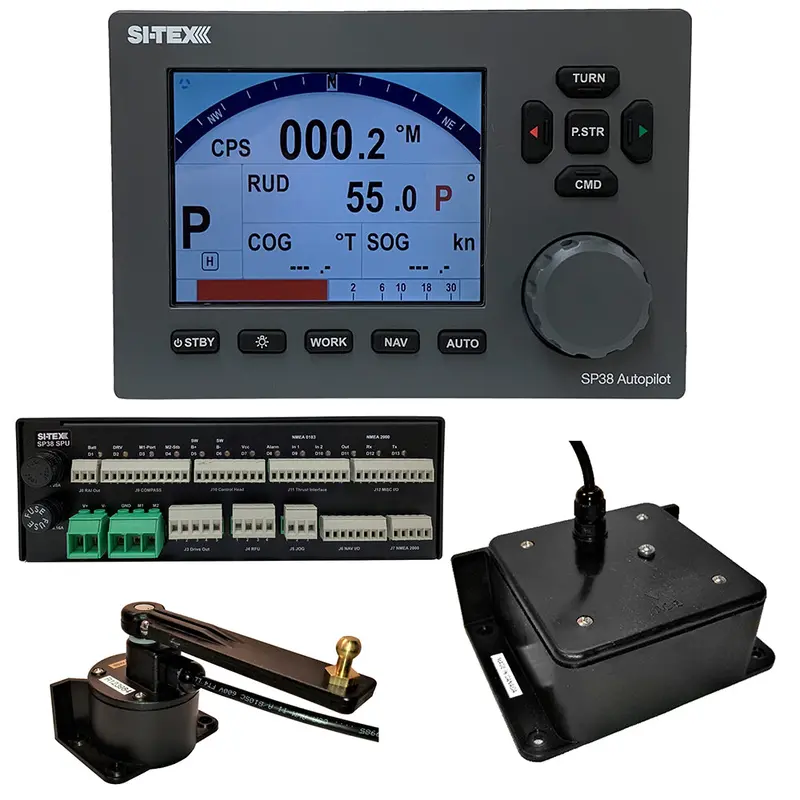 Si-Tex Sp38-2 Autopilot Core Pack Including Flux Gate Compass  Rotary Feedback, No Pump [Sp38-2] 1
