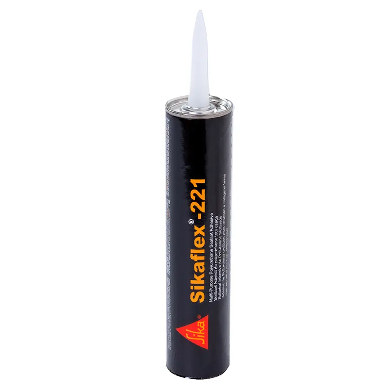 Sika Sikaflex 221 Multi-Purpose Polyurethane Sealant/Adhesive - 10.3Oz(300Ml) Cartridge - Aluminum Gray [90892] 1