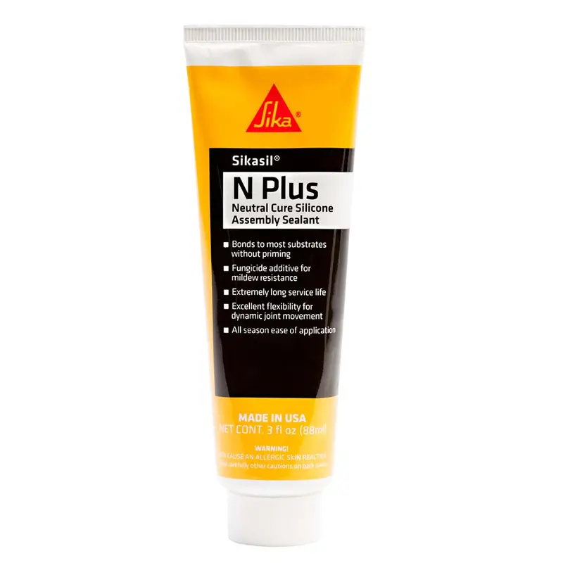 Sika Sikasil-N Plus Clear 10Oz W/Nozzle [432053] 1