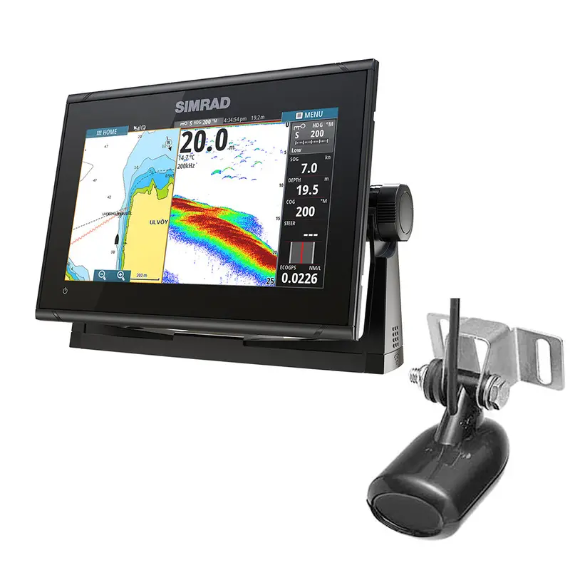 Simrad Go9 Xse Combo W/Transom Mount Transducer 83/200 Khz [000-16293-001] 1