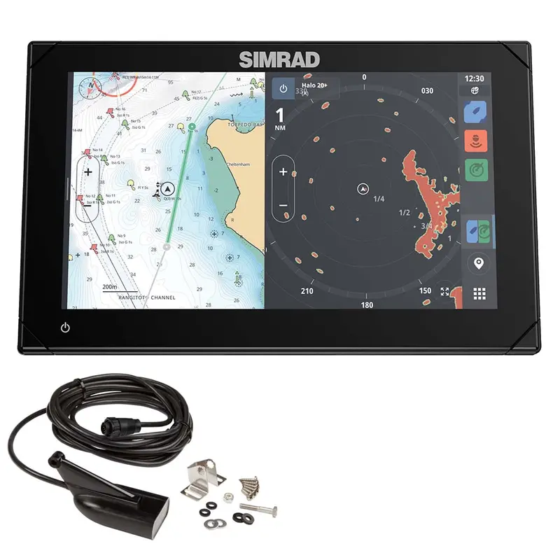 Simrad Nsx 3009 9" Combo Chartplotter  Fishfinder W/Hdi Transducer [000-15372-001] 1