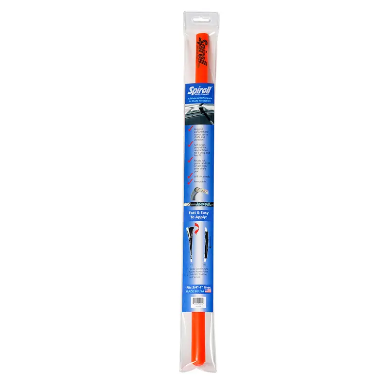 Spiroll Chafe Guard Orange For Lines Up To 3/4"-1" Diameter [Spl-24-O-Cg] 1