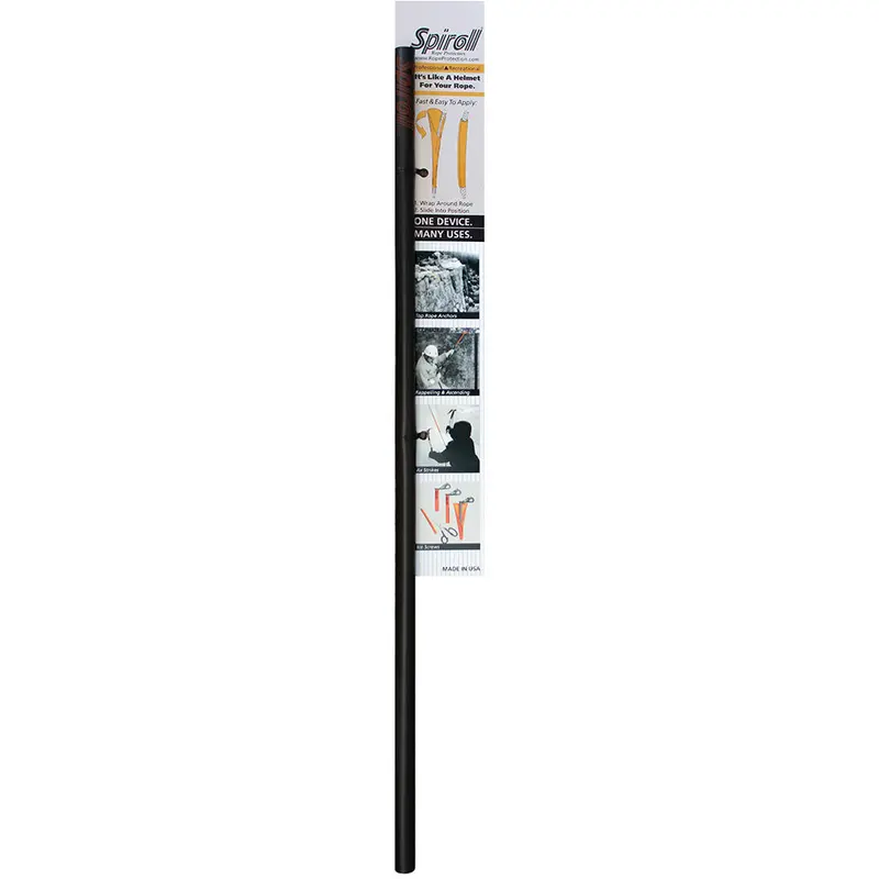 Spiroll Rope Protector Black F/Lines 1/2"  Greater [Spl-24-B-Rp] 1