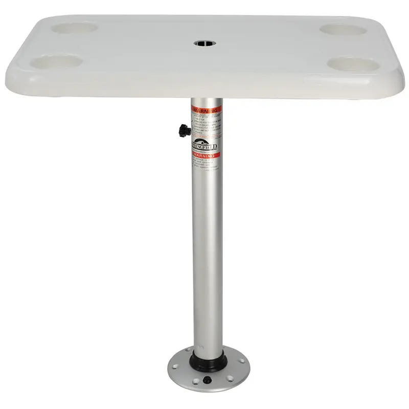 Springfield 16" X 28" Rectangle Table Package - White Thread-Lock [1690107] 1