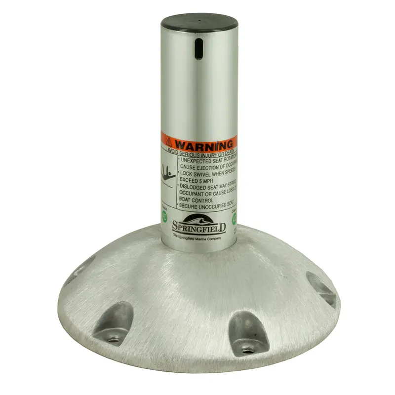 Springfield 2-3/8" Explorer Fixed-Height Locking Pedestal - 9" [1250309-Lns] 1
