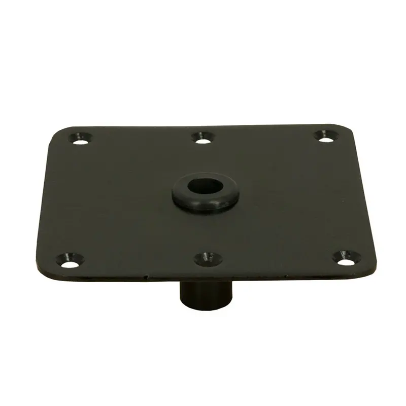 Springfield Kingpin Standard Square Steel Base W/Stain E-Coat - 7"X7" [3620011] 1