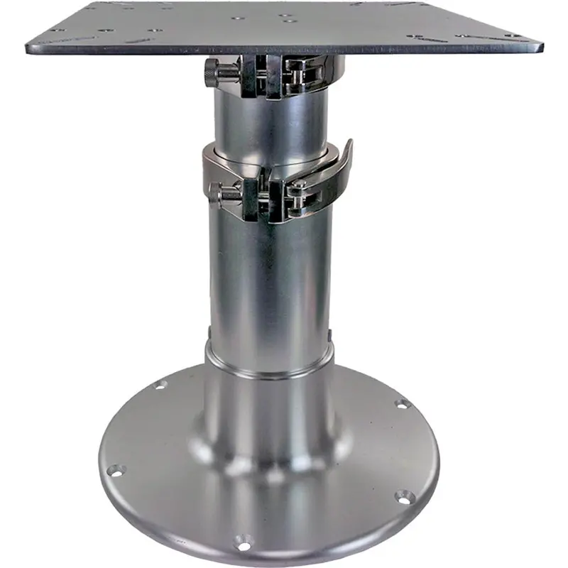 Springfield Pedestal - 3-Stage Table - 16"-30" - Brite Dip [1660236] 1