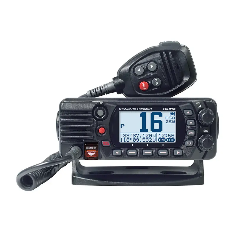 Standard Horizon Gx1410gb Eclipse Series 25W Fixed Mount Vhf/Gps - Black [Gx1410gb] 1