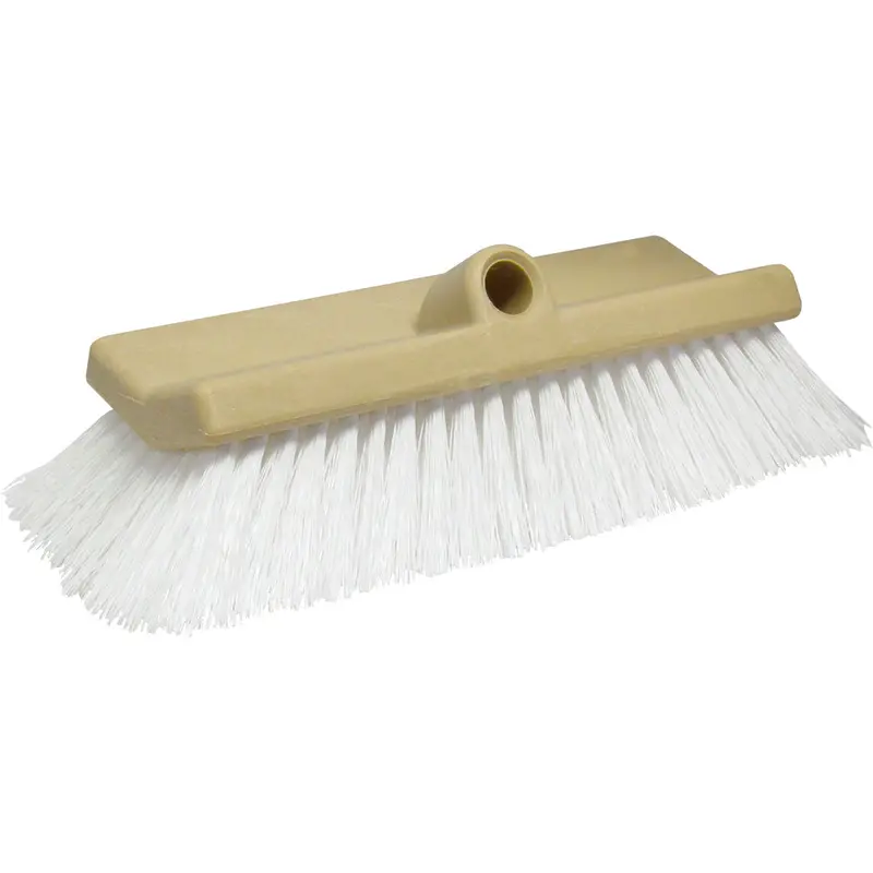Star Brite 10" Bi-Level Boat Cleaning Brush - Stiff Bristle White Scrubber [40016] 1