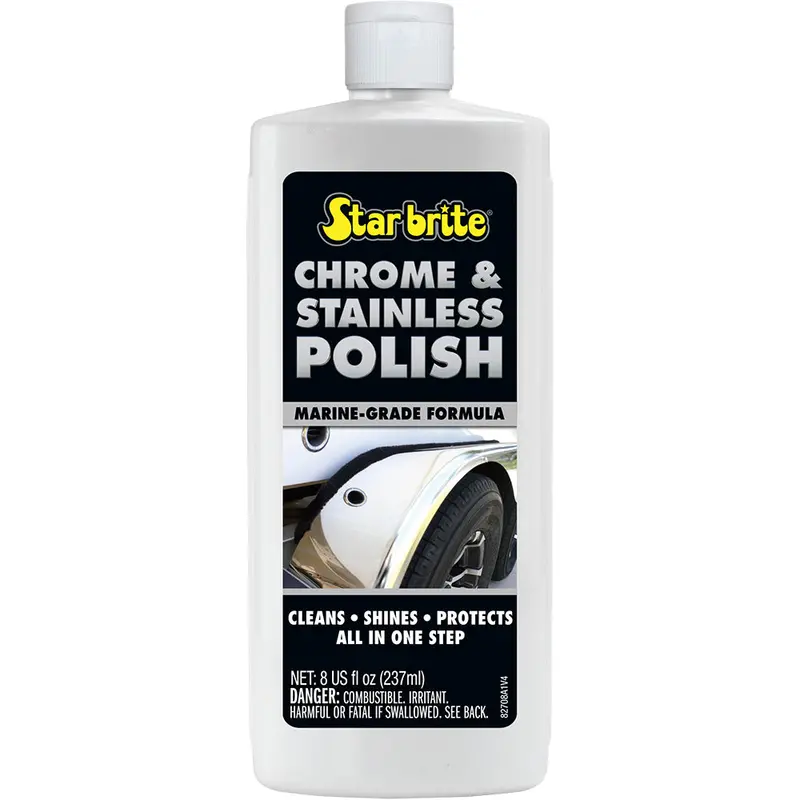 Star Brite Chrome  Stainless Polish - Marine Grade Formula - 8 Oz [82708] 1