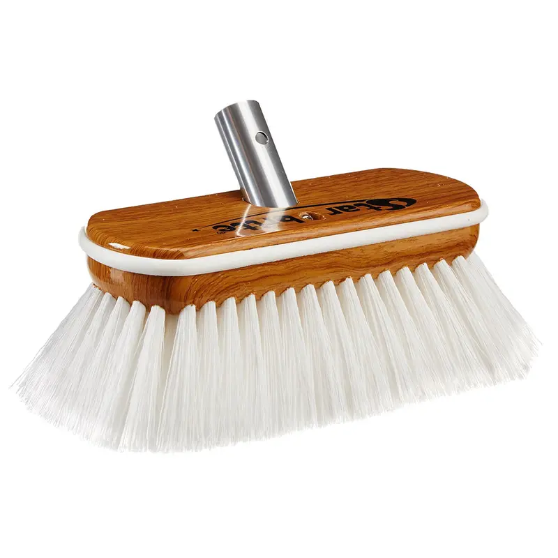 Star Brite Extend-A-Brush Premium White Stiff Bristle Wash Synthetic Wood Block Brush - 8" [40172] 1