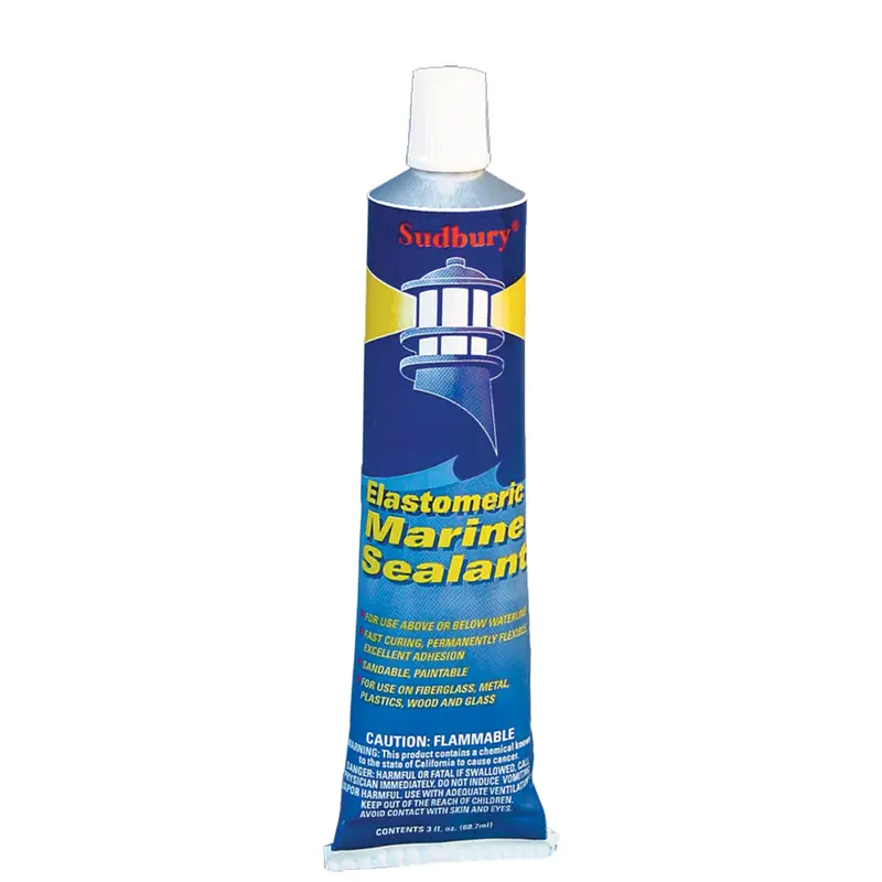 Sudbury Elastometric 3 Oz (89Ml) Sealant Tube - White [320] 1