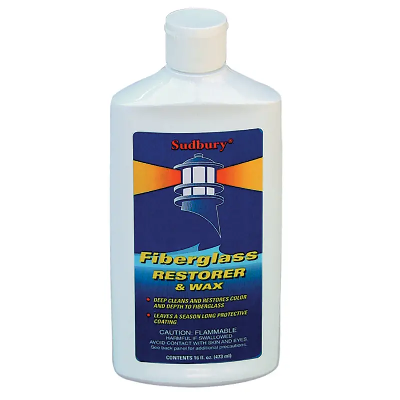Sudbury One Step Fiberglass Restorer  Wax - 16Oz Liquid [413] 1