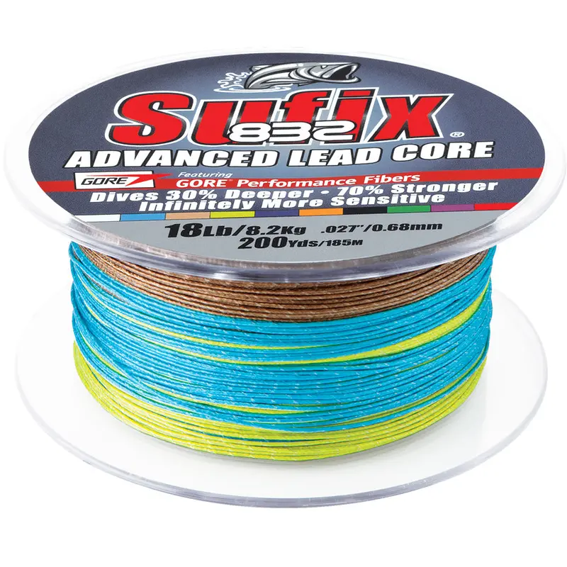 Sufix 832 Advanced Lead Core - 12Lb - 10-Color Metered - 200 Yds [658-212Mc] 1