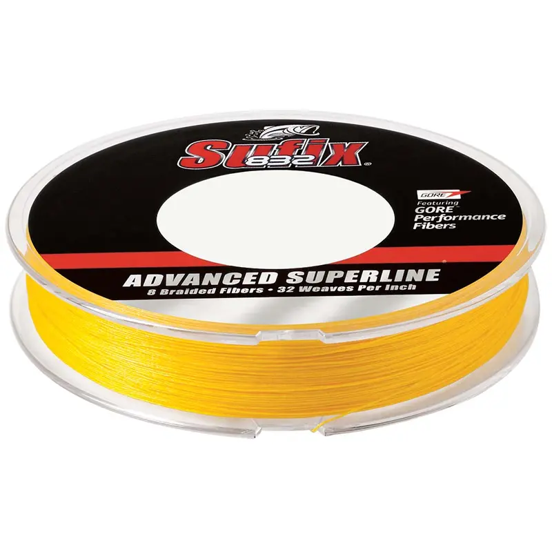 Sufix 832 Advanced Superline Braid - 10Lb - Hi-Vis Yellow - 300 Yds [660-110Y] 1