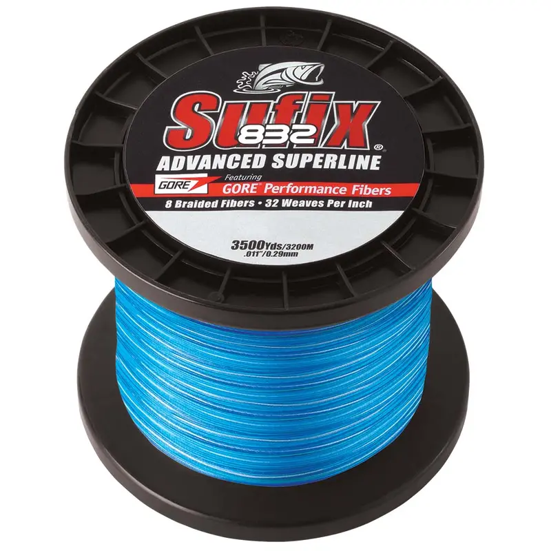 Sufix 832 Advanced Superline Braid - 15Lb - Coastal Camo - 3500 Yds [660-415Cc] 1