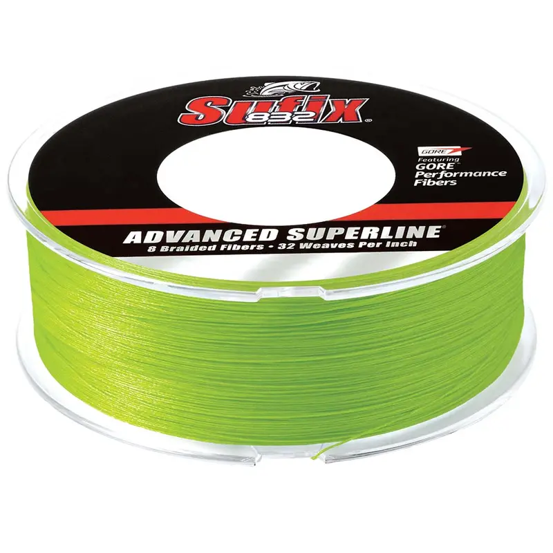 Sufix 832 Advanced Superline Braid - 20Lb - Neon Lime - 600 Yds [660-220L] 1