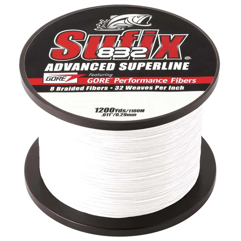 Sufix 832 Advanced Superline Braid - 30Lb - Ghost - 1200 Yds [660-330Gh] 1