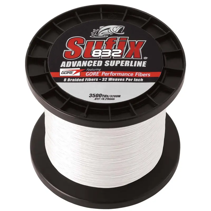 Sufix 832 Advanced Superline Braid - 30Lb - Ghost - 3500 Yds [660-430Gh] 1