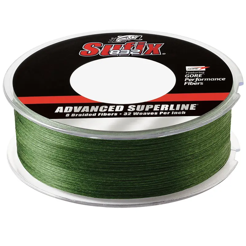 Sufix 832 Braid - 50Lb - Low-Vis Green - 600 Yds [660-250G] 1