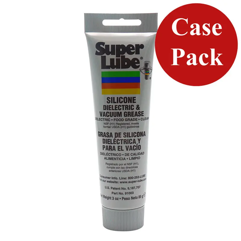 Super Lube Silicone Dielectric  Vacuum Grease - 3Oz Tube *Case Of 12 [91003-Case] 1