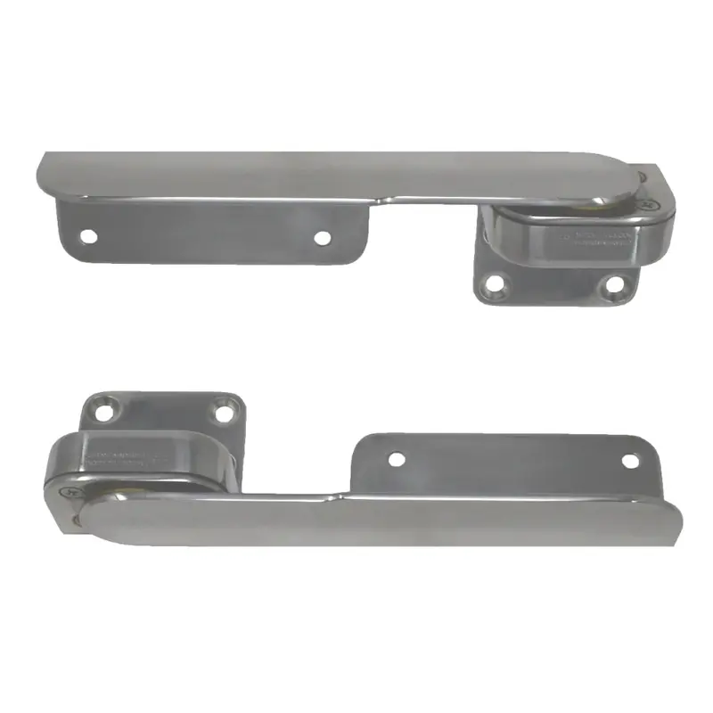 Taco Command Ratchet Hinges - 9-3/8" - Polished 316 Stainless Steel - Pair [H25-0016] 1