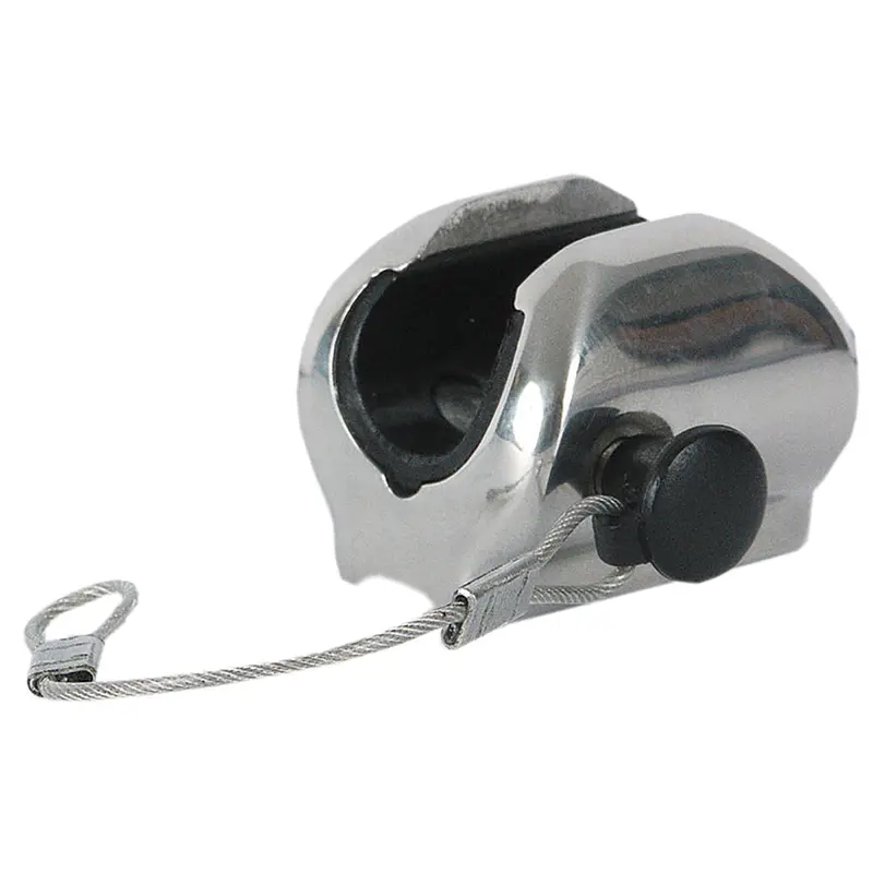 Taco Concave Deck Hinge W/Pin  Lanyard - Fits 7/8" Tube [F13-0242/244Bn-1] 1
