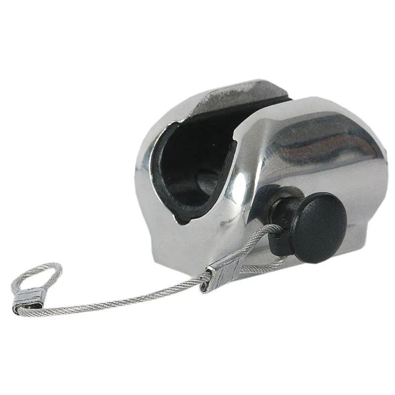 Taco Flat Deck Hinge W/Pin  Lanyard - Fits 7/8" Tube [F13-0241/244Bn-1] 1