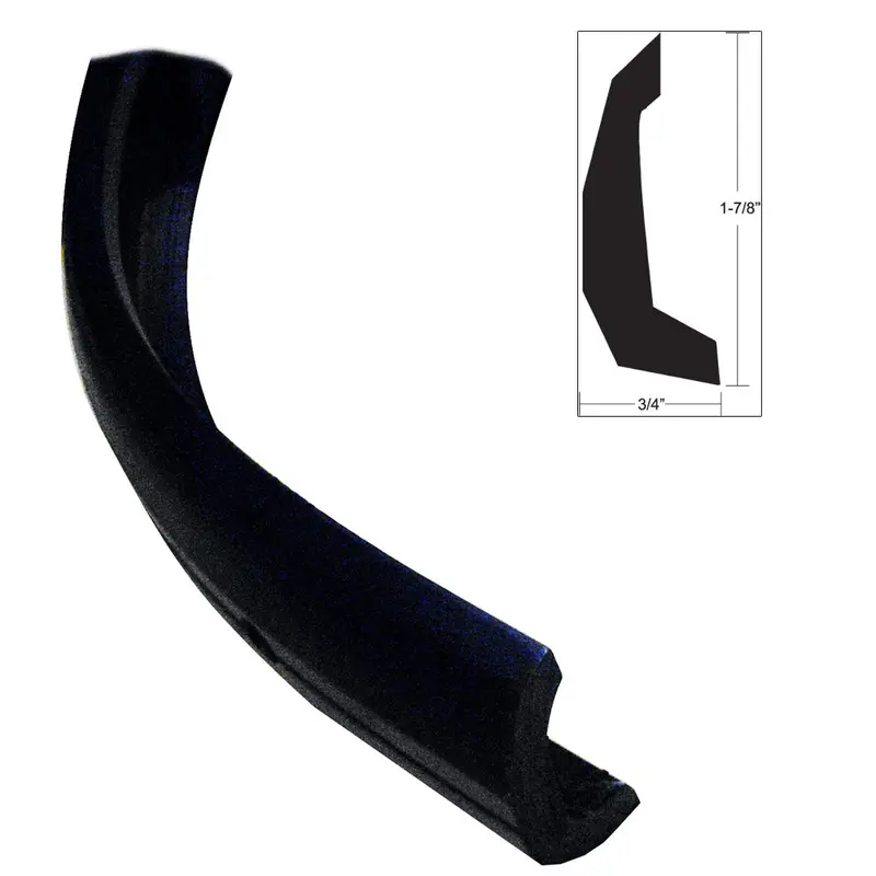 Taco Semi-Rigid Rub Rail Kit - Black W/No Insert - 30' [V11-4135Bka30-3] 1
