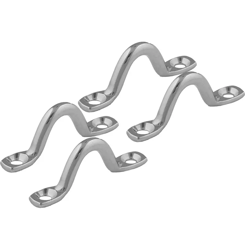 Taco Stamped Stainless Steel Eye Straps (4 Pack) [F16-1200-2] 1