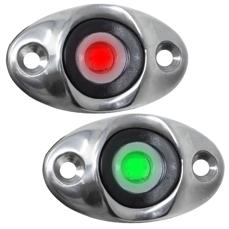 Taco Surface Mount Led Side Navigation Light Set - 1-3/4" [F38-6610D] 1