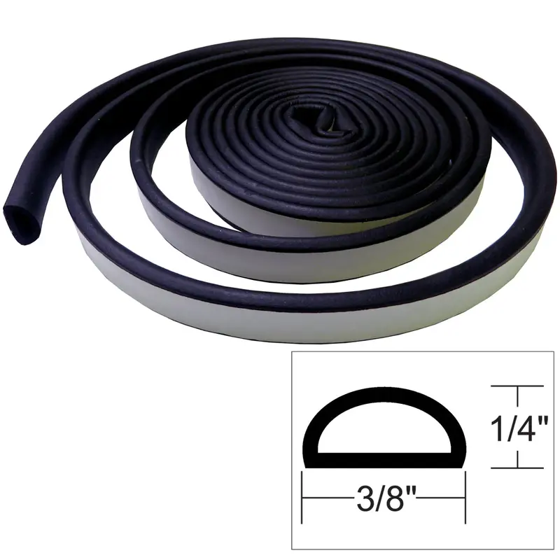Taco Weather Seal - 10'L X 1/4"H X 3/8"W - Black [V30-1333B10-1] 1