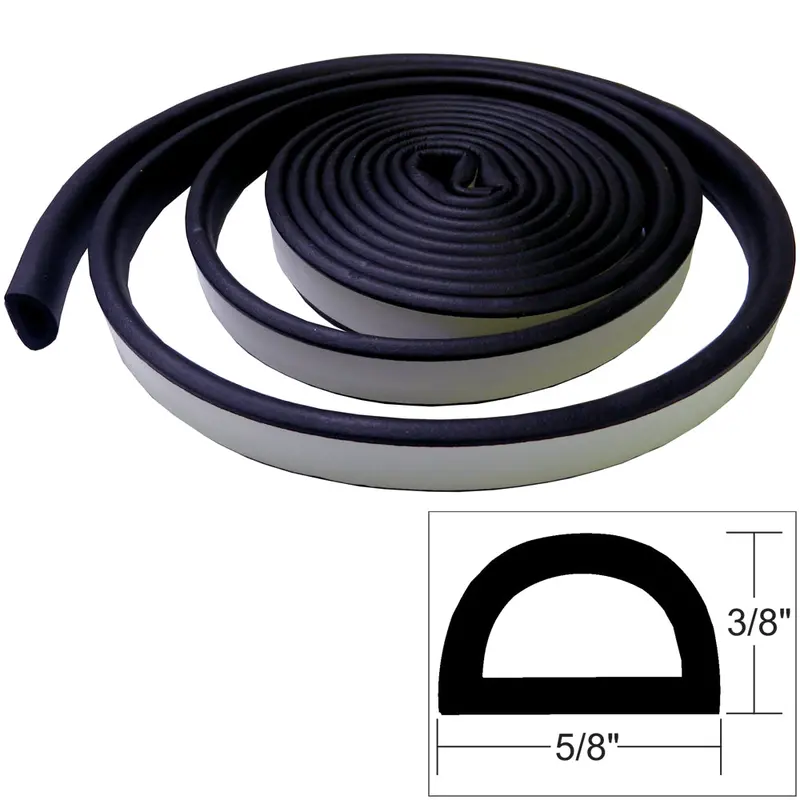 Taco Weather Seal - 10'L X 3/8"H X "W - Black [V30-0109B10-1] 1