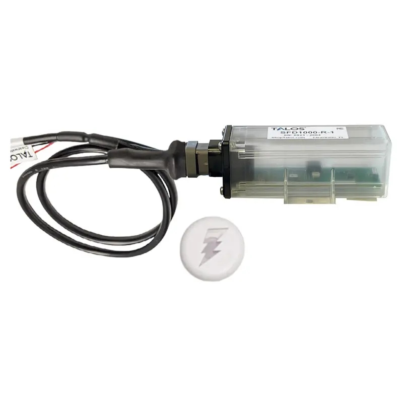 Talos Remote Housing Lightning Detection System W/10' Cable - White Round Indicator W/Translucent Housing [Sfd1000r-T1-Wo-Wh-10Ft] 1