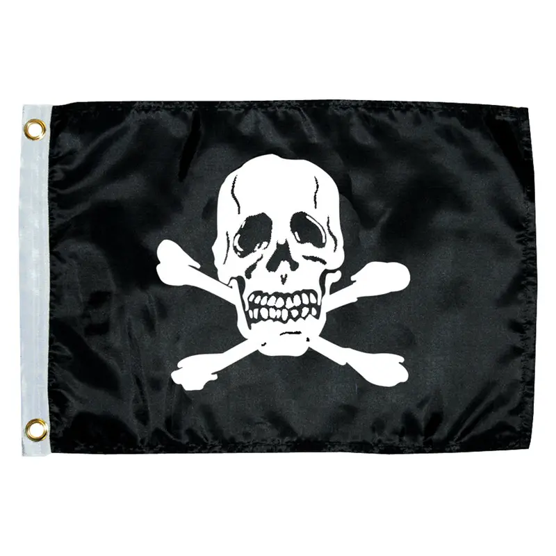 Taylor Made 12" X 18" Jolly Roger Novelty Flag [1818] 1